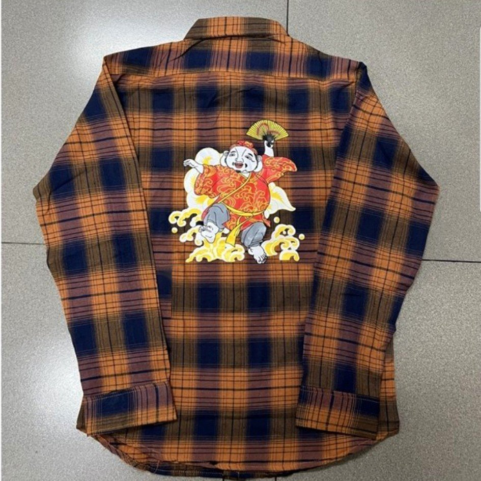 Áo sơ mi caro thêu túi  BN FASHION áo sơ mi nam nữ cao cấp do shop mua vải tự cắt giá rẻ .