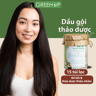 Dầu gội bồ kết thảo dược túi lọc handmade giúp sạch gàu, hết rụng tóc, nấm ngứa da đầu