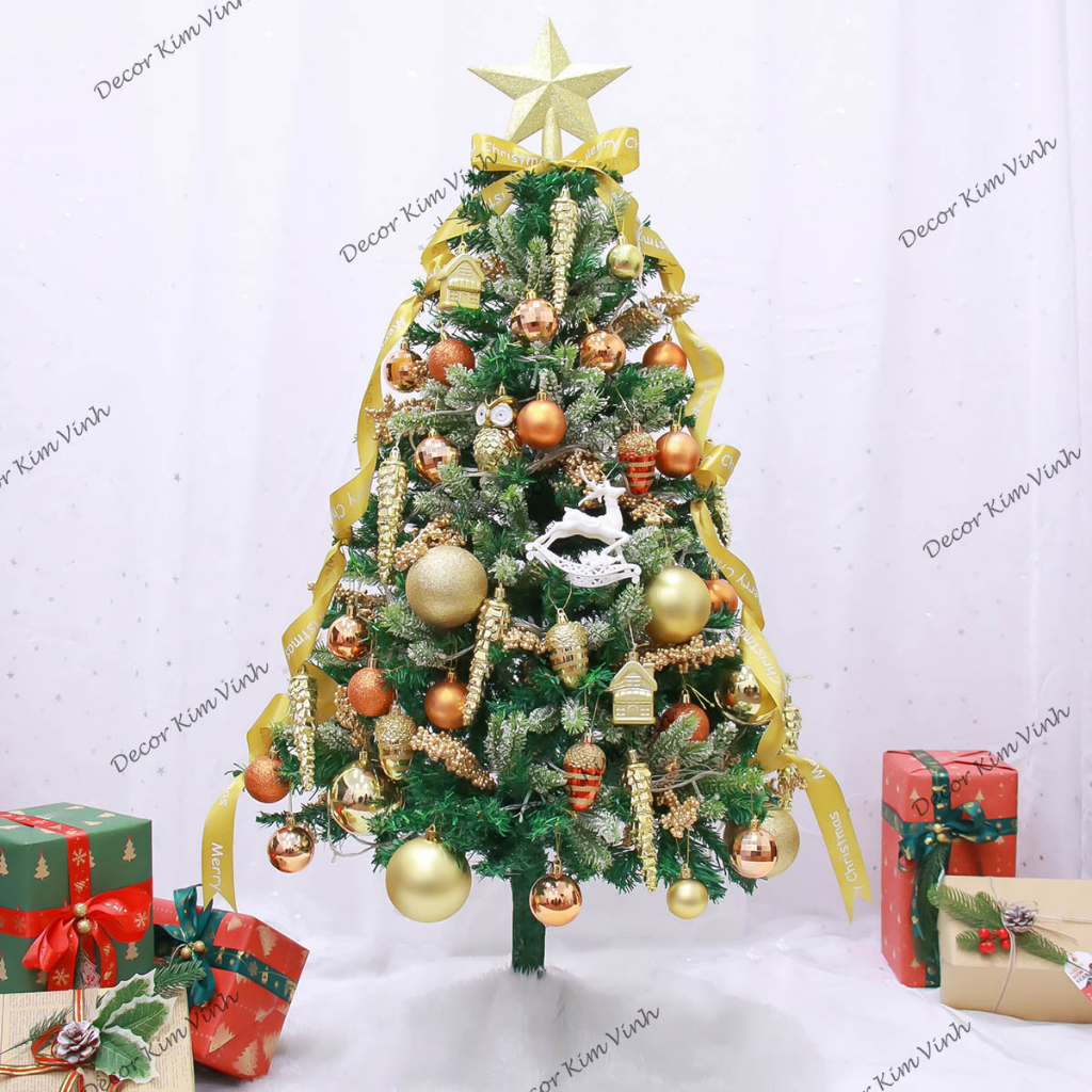 (HỎA TỐC) Cây Thông Full Phụ Kiện SET02 Trang Trí Giáng Sinh Noel