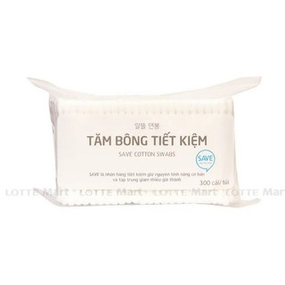 Tăm Bông Choice L Thân Nhựa Túi 300 Que