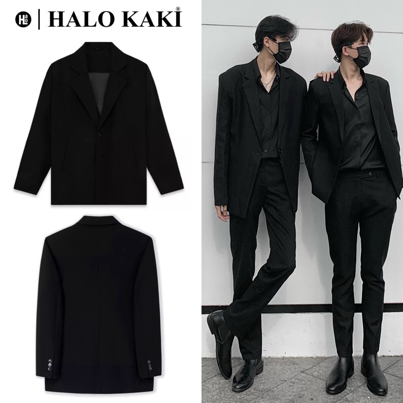 BLAZER NAM  HÀN QUỐC ĐỘN VAI 2 LỚP 1 CÚC -
