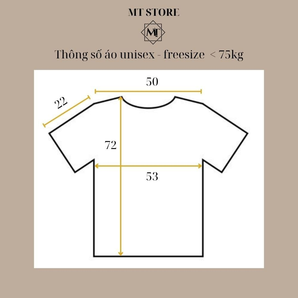 Áo Phông FREESIZE In Logo Nam Nữ Cotton chất liệu cao cấp thoáng mát dễ phối đồ | MT STORE