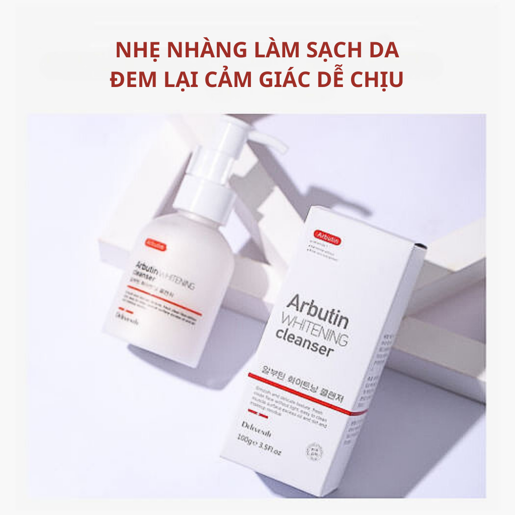 Sữa rửa mặt trắng da Arbutin, Sữa rửa mặt làm sáng da mờ thâm giảm mụn hiệu quả | BigBuy360 - bigbuy360.vn