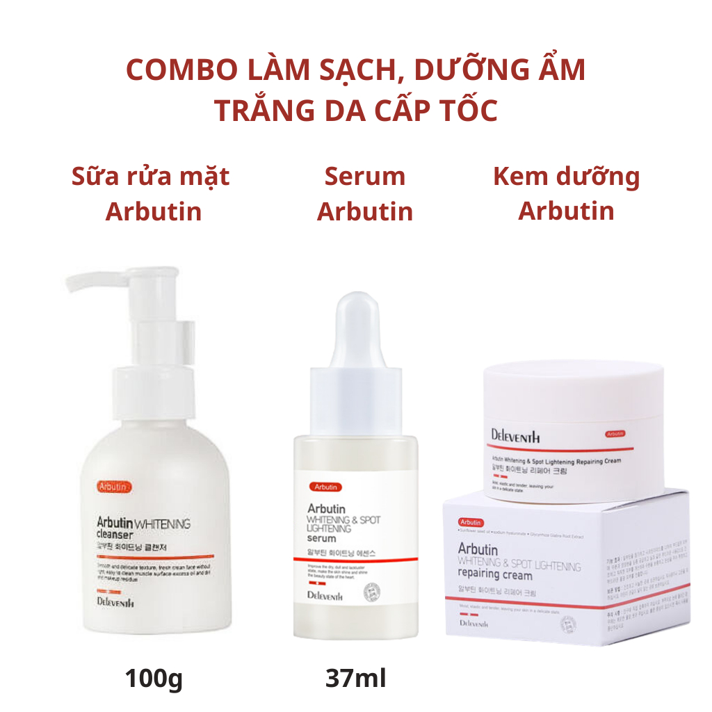 Sữa rửa mặt trắng da Arbutin, Sữa rửa mặt làm sáng da mờ thâm giảm mụn hiệu quả | BigBuy360 - bigbuy360.vn