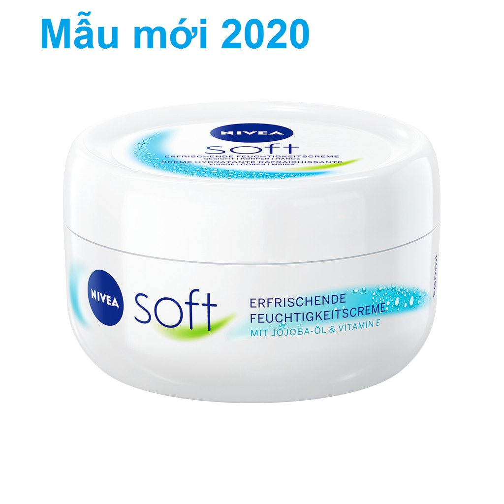 [Mã SGMST20K giảm 20K đơn 0đ] Kem dưỡng ẩm da NIVEA Soft cho cả da mặt và toàn thân dưỡng da mềm mịn 200ml