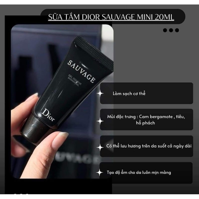 Set nước hoa D.ior Sauvage Eau De Parfum