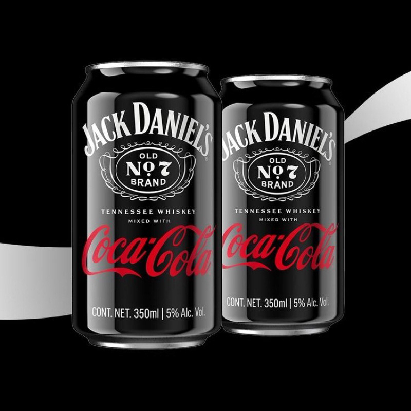 Một lon CocaCola Cooktails Jack Daniel's  lon 350ml/