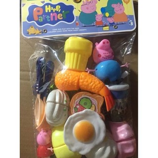 Hộp đồ chơi gia đình heo peppa picnic