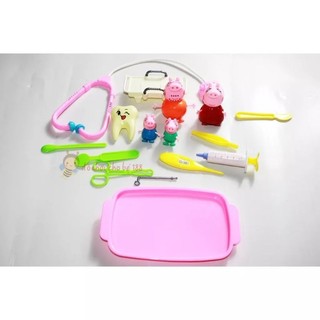 Hộp đồ chơi gia đình heo peppa picnic