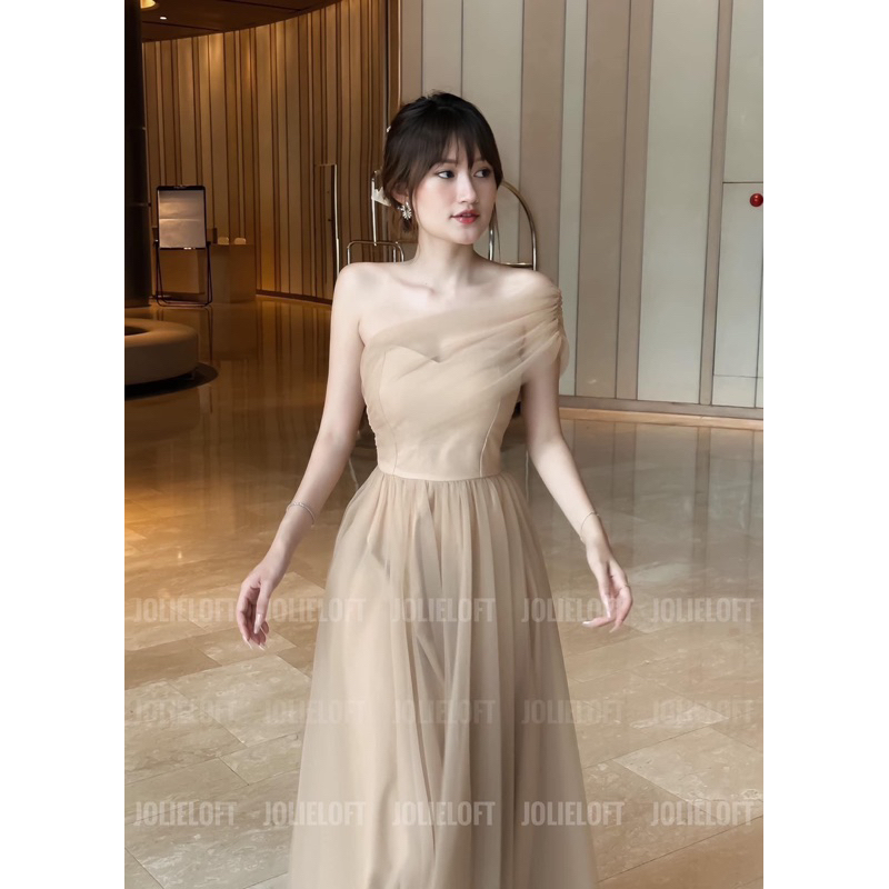 ĐẦM MIDI LỆCH VAI