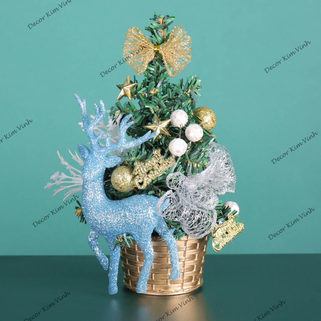 Cây Thông Nhí TNM21 Cây 20cm Trang Trí Giáng Sinh Cây Thông Noel