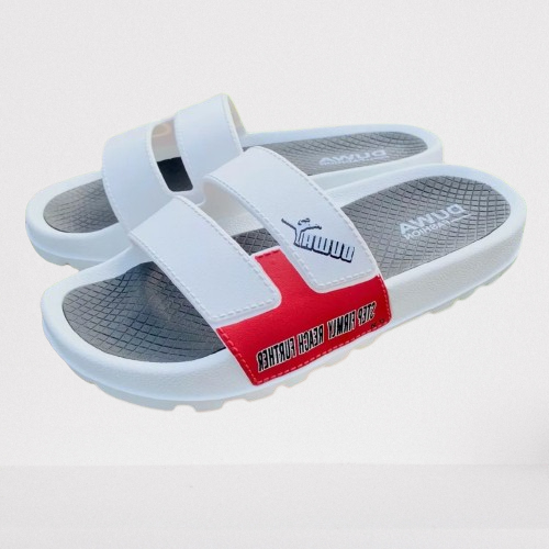 Dép nam nữ quai ngang đế cao 3cm kiểu dép lê hai quai luồn dưới đế