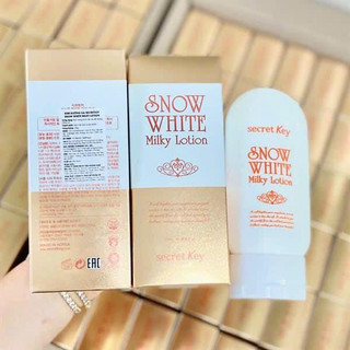 Sữa Dưỡng Thể Làm Trắng Và Đều Màu Da Secret Key Snow White Milky Lotion 120g