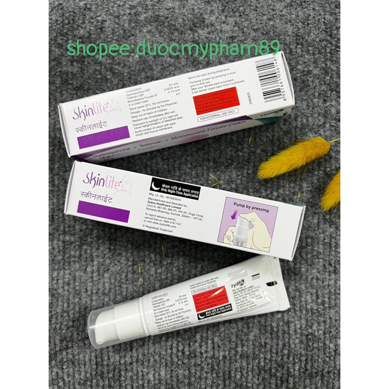 Kem Skinlite sáng da giảm thâm nám