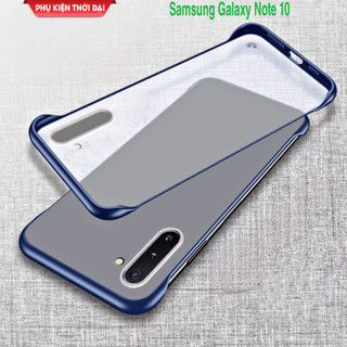 Ốp lưng Samsung Galaxy Note 10 nhám mờ siêu mỏng không bo viền chống bám bẩn