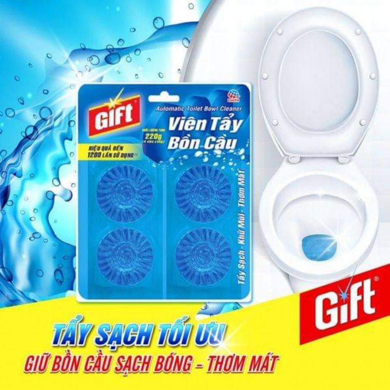 Viên tẩy bồn cầu Gift Siêu sạch