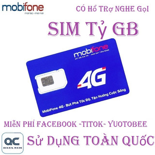 Sim 4G mobifone data không giới hạn xem phim thả ga