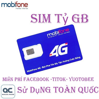 Sim 4G mobifone data không giới hạn xem phim thả ga