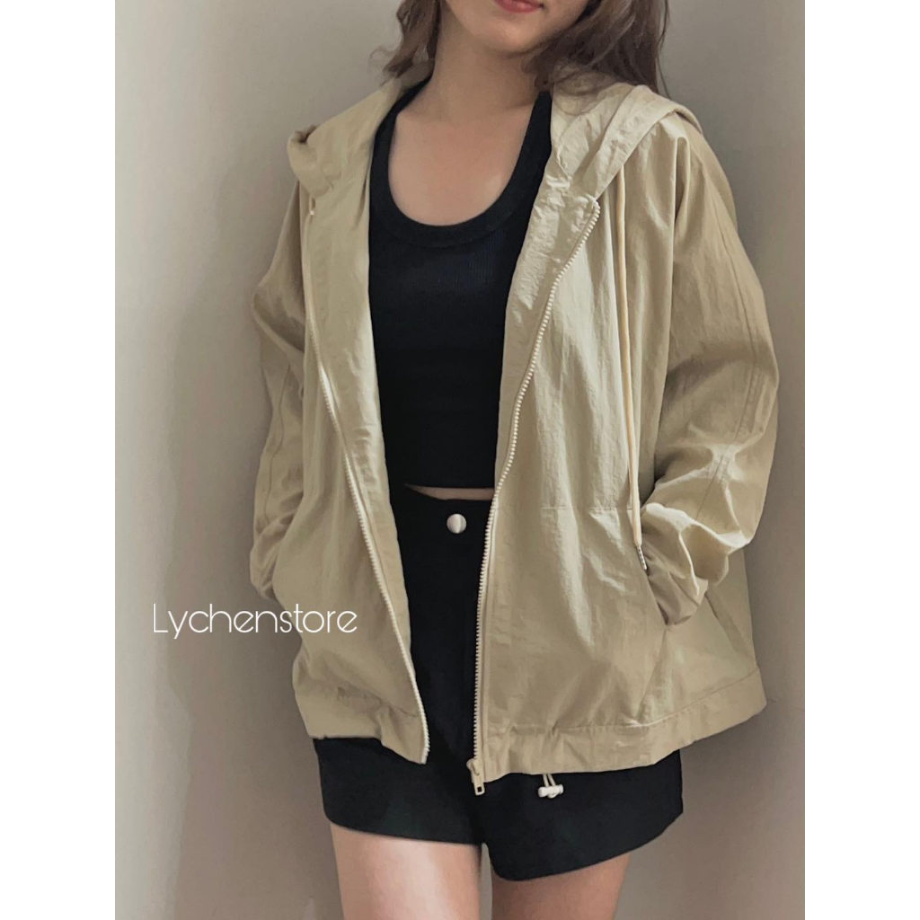 𝐋𝐘𝐂𝐇𝐄𝐍- Áo khoác gió trơn 3 màu