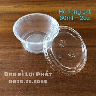 Lốc 100 hũ đựng sốt, hủ nước chấm - 60ml 2oz