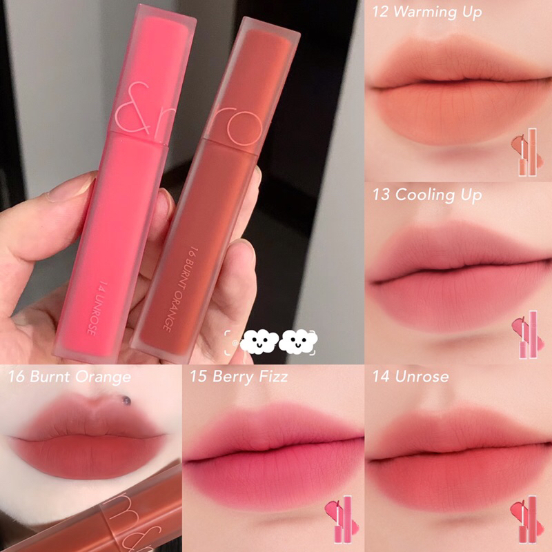 Son kem lì xốp mịn như nhung Romand Blur Fudge Tint