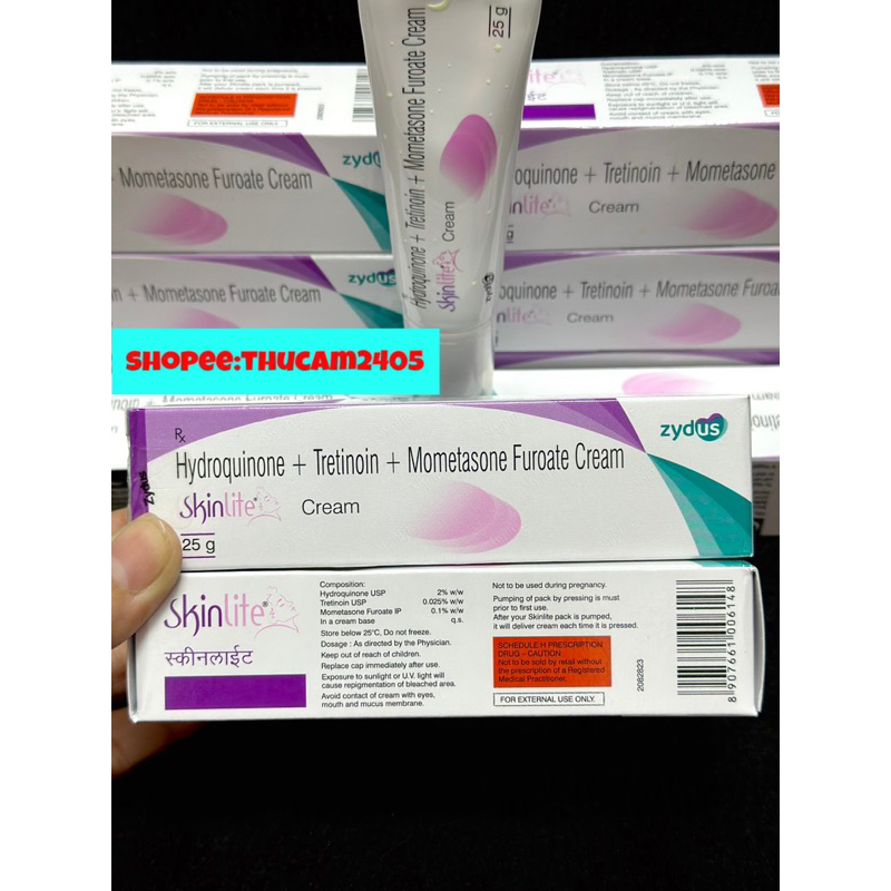 Kem Cream SkinLite  giảm    thâm nám  tàn nhang chống lão hoá da ,trắng da 25g.