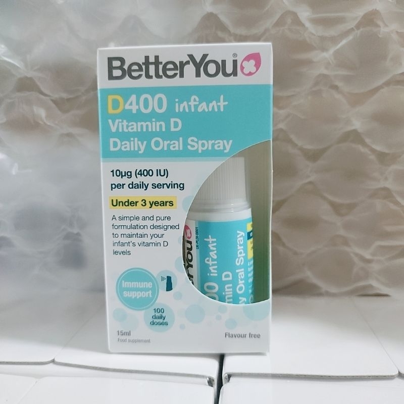 Vitamin D3 dạng xịt 400 IU của Better You 15ml