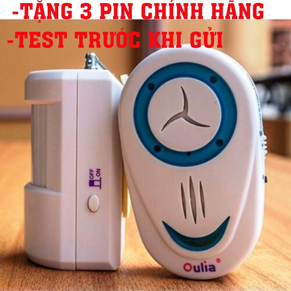 Chuông báo khách kiêm chống trộm hồng ngoại (có video thực tế)