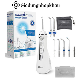  Máy Tăm Nước WATERPIK WP560 Lực Phun Mạnh Thích Hợp Cho Răng Niềng Răng Nhạy Cảm Nhập Mỹ BH 12 Tháng 