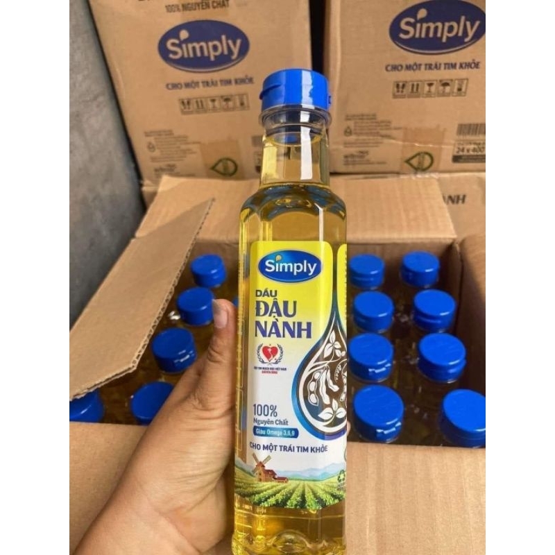 Dầu đậu nành simply 400ml