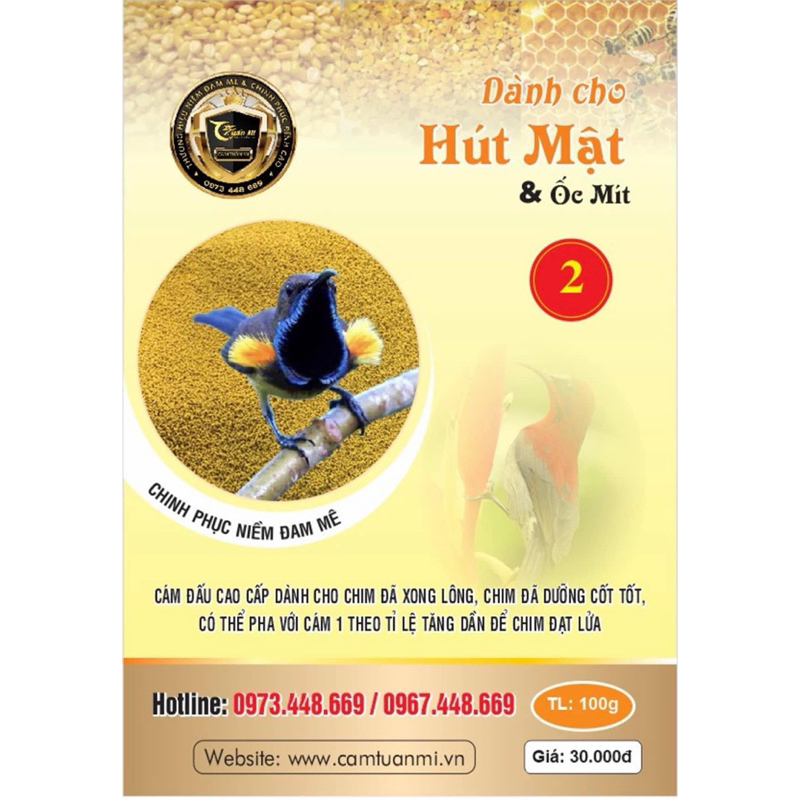 CÁM HÚT MẬT SỐ 2