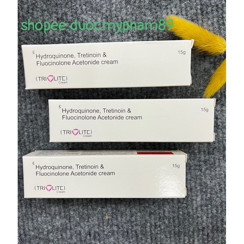 Kem Triolite cream  - 2% hydroquine và 0.025% tretinoin, xoá nám, giảm mờ thâm nám