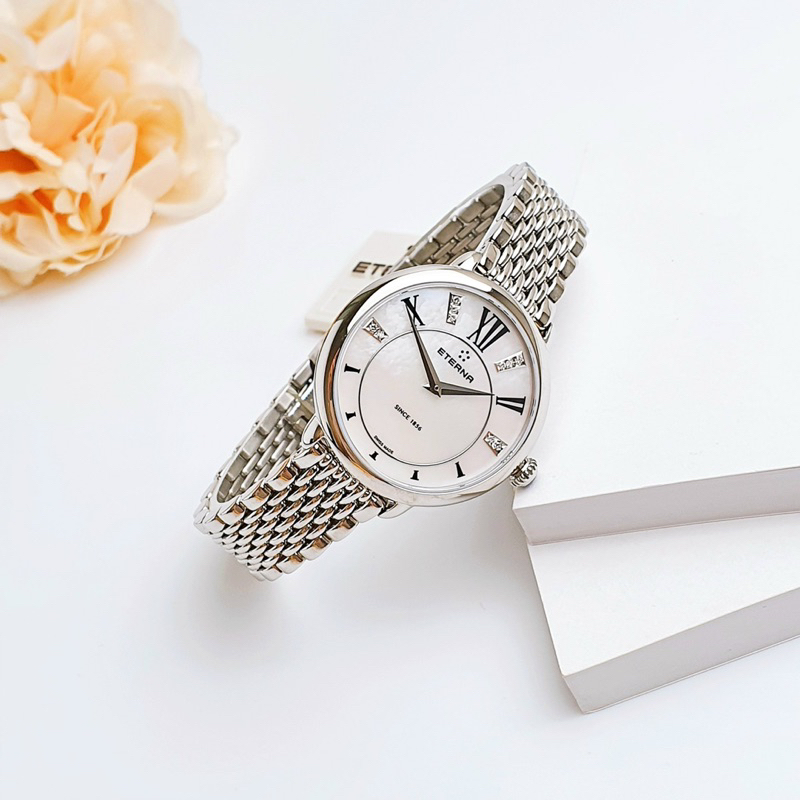 Đồng Hồ Nữ Eterna Size 34mm Chống Nước 30m