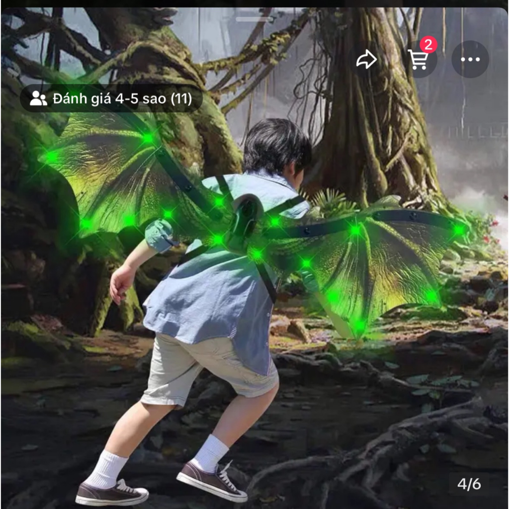 Cánh Tiên Phát Sáng Cho Các Bé Vui Chơi Ngày Lễ,Cánh Thiên Thần Tự Vẫy Và Phát Sáng Cho Bé Gái Vui Chơi Các Ngày Lễ Tết