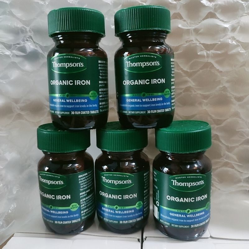 Sắt Hữu cơ Thompson's organic iron 30 viên