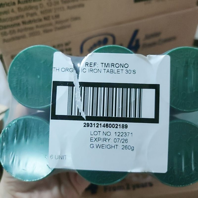 Sắt Hữu cơ Thompson's organic iron 30 viên