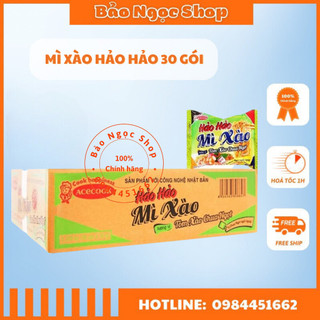 Thùng 30 gói mì xào Hảo Hảo chua ngọt