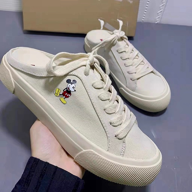 GIÀY THỂ THAO HỞ GÓT HOẠ TIẾT MICKEY