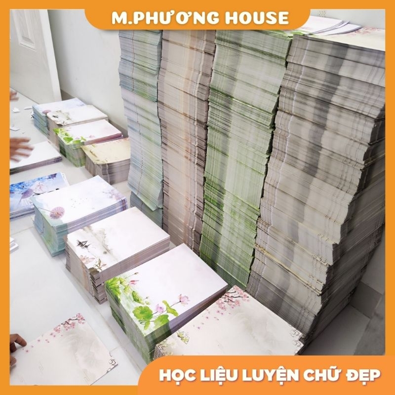 Sổ viết thư pháp/ Vintage - giấy dày 2 mặt 100 trang