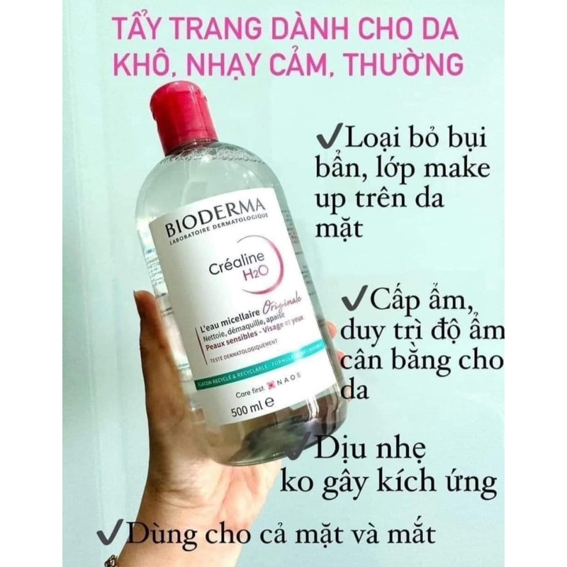 Tẩy trang Bioder ma 500ml date 2025