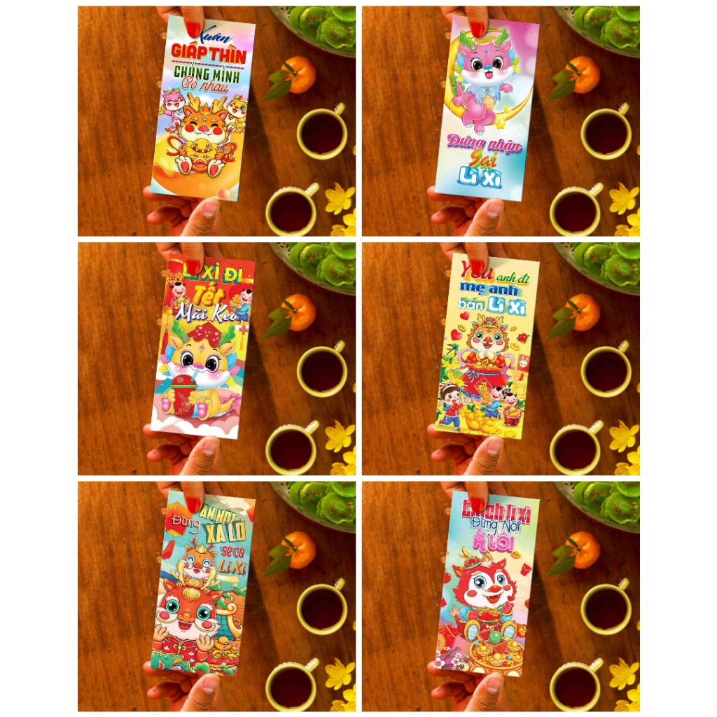 50 bao lì xì hottrend 2024