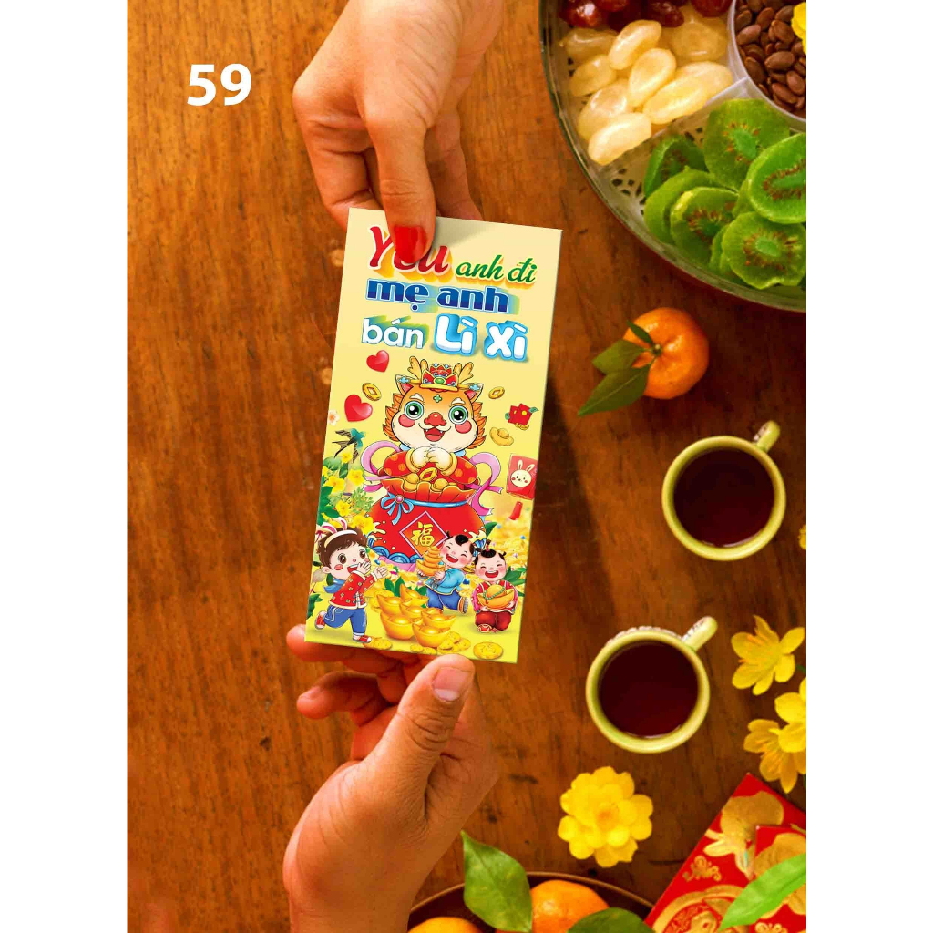 50 bao lì xì hottrend 2024