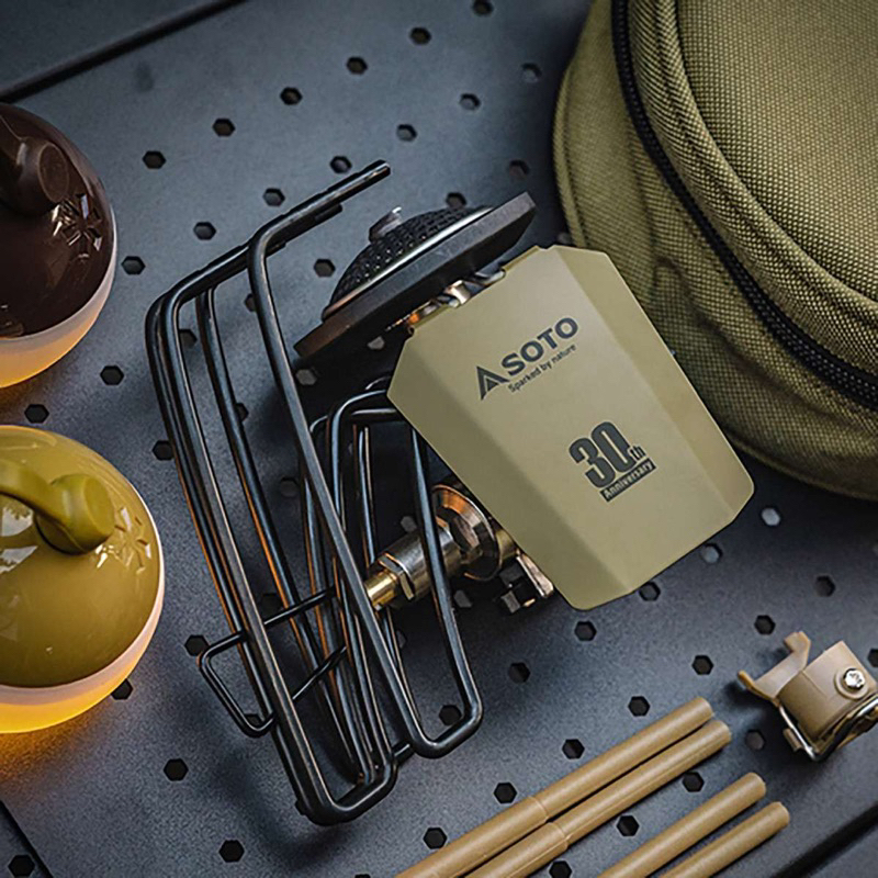 Bếp G as dã ngoại cắm trại Soto Regular Stove 30th Anniversary ST-AS310DY  Campoutvn A517