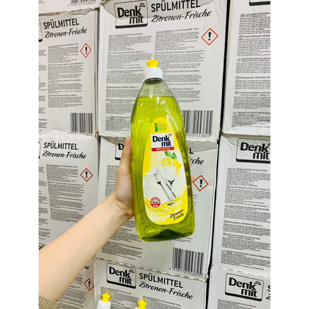 Nước rửa bát Denkmit hương chanh 1L