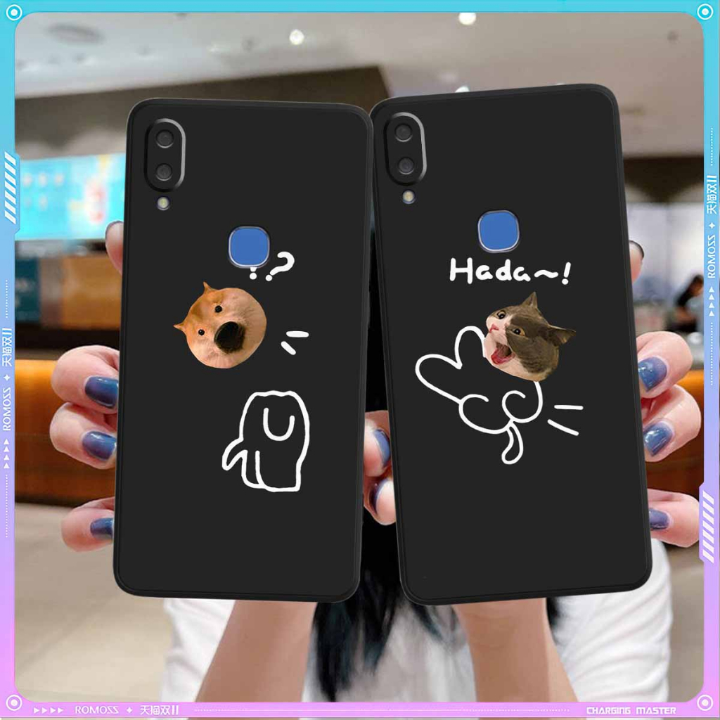 Vivo Y91 / Y95 / Y91C / Y93 / Y85 Cạnh Vuông Bảo Vệ Cam /Dog Cat Cute