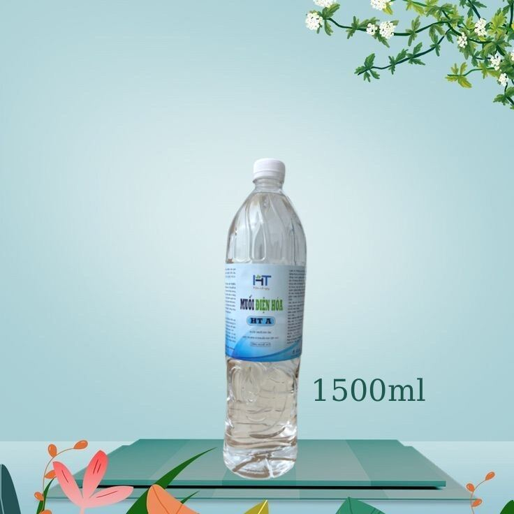 Nước Muối Điện Hóa  Anolyte HTA Dung Tích 1500ml Sát Khuẩn Diệt irut 99,99%