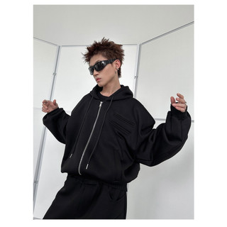 Áo hoodie zip from boxy trơn 2023 - n.e.k.k