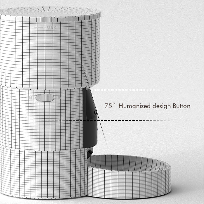 Máy cho ăn tự động, Máy nhả hạt cho chó mèo thông minh có camera theo dõi - DUDU PET