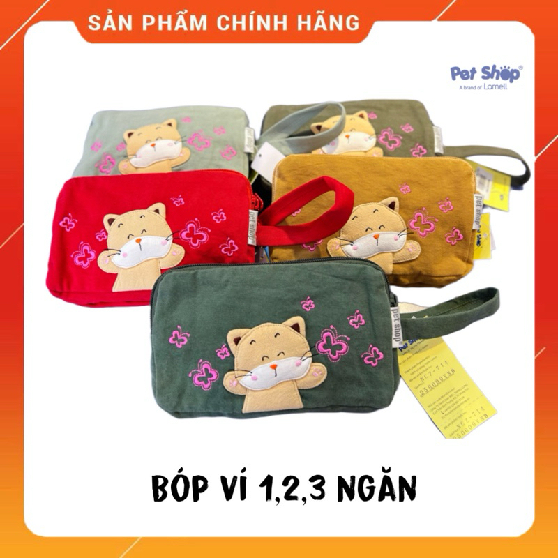 Bóp ví cầm tay PETSHOP chứa điện thoại, vật dụng - NCZ 714 - 250