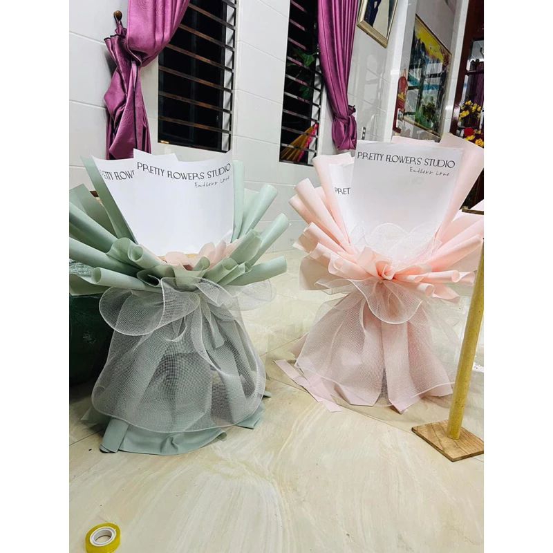 Cốt hoa sáp 1b. 3b.5b gói bằng giấy xốp hàn không nhăn